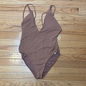 Seafolly Brown One-Piece Swimsuit